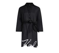 Karl Lagerfeld - K/SIGNATURE STRAND-HEMDKLEID - Größe XL - schwarz