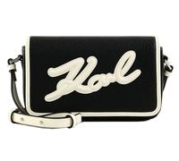 KARL LAGERFELD K / Skuare Crossbody Bag Black / White