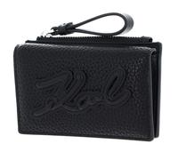 KARL LAGERFELD K / Skuare Flap Zip Wallet Black