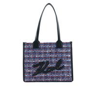 KARL LAGERFELD K / Skuare Tote Boucle M Blue / Red Multi