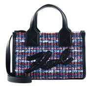 KARL LAGERFELD K / Skuare Tote Boucle S Blue / Red Multi