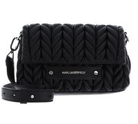 KARL LAGERFELD K / Weave Crossbody Bag Black - Nickel