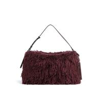 Karl Lagerfeld K/Weave Schultertasche wein, Kunstfell, Damen