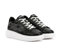 Karl Lagerfeld Kapri Signia Emboss Lo Lace Damen-Sneaker Aus Schwarzem Leder EU 40,5 / UK 7