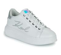 KARL LAGERFELD Kapri Signia Lace Lthr Sneaker Damen Weiss/Silbern - 37 - Sneaker Low Shoes