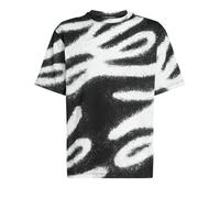 Karl Lagerfeld - KARL AUTOGRAPH GRAFFITI T-SHIRT - Größe XS - schwarz