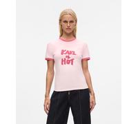 Karl Lagerfeld Karl Is Hot T-shirt Pink Lady Größe: XS | Hemden Outlet | Damen | Rosa