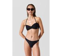 Karl Lagerfeld Karl Rib Cheeky High Leg Black Größe: L | Bikinis Outlet | Damen | Schwarz