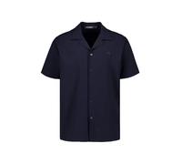 KARL LAGERFELD Kurzarmhemd Herren Regular Fit Kurzarm Mikrofaser blau, M