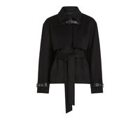 Karl Lagerfeld - Kurzer Mantel aus Wollmischgewebe - Größe 46 - schwarz