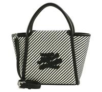 KARL LAGERFELD Le Ballet K / Autograph Patch Tote Braid S White / Black