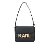 Karl Lagerfeld Letters Umhängetasche Leder 24 cm black