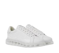 Karl Lagerfeld Low-Top Sneaker - KAPRI KUSHION SIGNIA GLÄNZENDE SNEAKER - Gr. 40 (EU) - in Weiß - für Damen