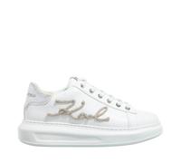 Karl Lagerfeld Low-Top Sneaker - Kapri Signia Rhinestone Lo - Gr. 41 (EU) - in Weiß - für Damen