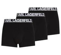 Karl Lagerfeld, Men's, Bold Elastic Trunk (3 Pack), Black, XS