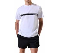 Karl Lagerfeld, Men's, Elongated Logo Graphic Tee, White, XL