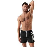 Karl Lagerfeld, Men's, Karl Logo Short Boardshorts, Black, S