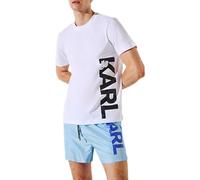 Karl Lagerfeld, Men's, Karl Vertical Logo T-Shirt, White, L