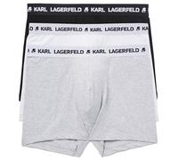 Karl Lagerfeld, Men's, Logo Trunk Set (3 Pack), Black/White/Navy, S