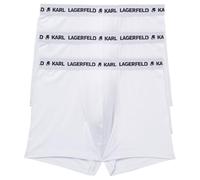 Karl Lagerfeld, Men's, Logo Trunk Set (3 Pack), White, XL