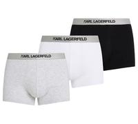 Karl Lagerfeld metallic Elastic Trunk Set(3 Pack), Black/White/Grey, L