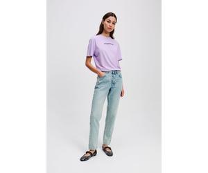 Karl Lagerfeld Mom Shank Denim Soft Tinted Blue Größe: W27L32 | Straight Jeans Outlet | Damen | Blau