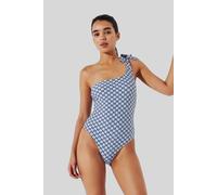 Karl Lagerfeld Monogram Tie Cheeky Swimsuit Indigo Größe: S | Badeanzüge Outlet | Damen | Blau