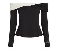 Karl Lagerfeld - Off-Shoulder-Top - Größe XS - weiß