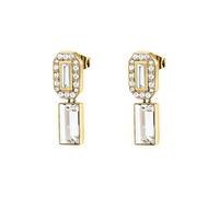 Karl Lagerfeld Ohrstecker Edelstahl gelbgold Damen