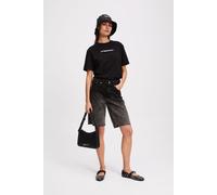 Karl Lagerfeld Ombre Denim Short Washed Black Ombre Größe: W26 | Kurze Sporthosen Outlet | Damen | Blau
