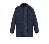 KARL LAGERFELD Parka Herren Stehkragen Mikrofaser blau, 52 (L)