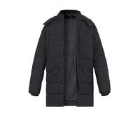 KARL LAGERFELD Parka Herren Stehkragen Mikrofaser schwarz, 50 (M)