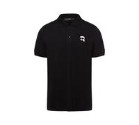 KARL LAGERFELD Poloshirt Herren schwarz, S
