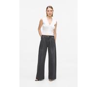 Karl Lagerfeld Relaxed Denim Minimal Washed Black Größe: W26L30 | Ausgestellte Hosen Outlet | Damen | Blau