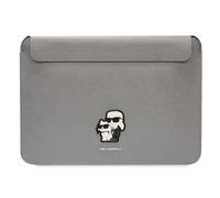 Karl Lagerfeld Sleeve KLCS14SAKCPMG 14" Silber Saffiano Karl&Choupette