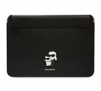 Karl Lagerfeld Saffiano Karl&Choupette Tasche einen 14-Zoll-Laptop - Schwarz