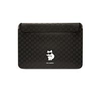 Karl Lagerfeld Saffiano Monogram Choupette case for a 14" laptop - black