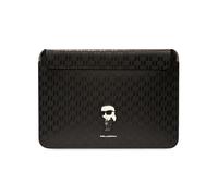 Karl Lagerfeld Sleeve KLCS14SAKHPKK 14" Schwarz Saffiano Monogram Ikonik