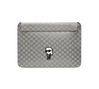 Karl Lagerfeld Sleeve KLCS14SAKHPKG 14" Silber Saffiano Monogram Ikonik