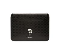 Karl Lagerfeld Sleeve KLCS16SAKHPKK 16" Schwarz Saffiano Monogram Ikonik