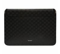 Karl Lagerfeld Saffiano Plaque-Hülle einen 14-Zoll-Laptop - Schwarz