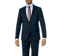 KARL LAGERFELD Sakko Herren Extra Slim Fit Reverskragen Schurwoll-Stretch blau, 56