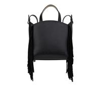 Karl Lagerfeld Shopper - K/Circle Kleine Tote Bag mit Fransen - Gr. unisize - in Schwarz - für Damen