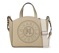 Karl Lagerfeld Shopper - K/CIRCLE KLEINE TOTE-BAG MIT LOCHMUSTER - Gr. unisize - in Beige - für Damen