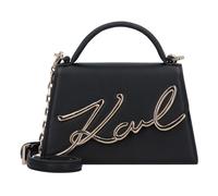 Karl Lagerfeld Signature 2.0 Handtasche Leder 21.5 cm schwarz