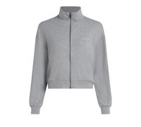 Karl Lagerfeld - Signature Lounge-Sweatshirt mit Reißverschluss - Größe M - grau