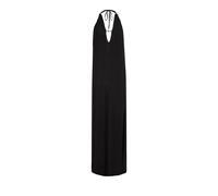 Karl Lagerfeld - Signature-Metallic-Badeanzug Strandkleid - Größe XL - schwarz