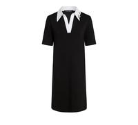 Karl Lagerfeld - Signature Polokleid mit Kragen - Größe XL - schwarz