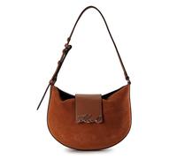 Karl Lagerfeld Signature Schultertasche Leder 27 cm braun