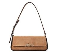 Karl Lagerfeld Signature Schultertasche Leder 32.5 cm braun